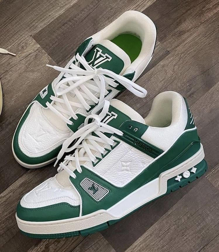 image  1 Insta X Sneakers - Louis Vuitton Trainer Green